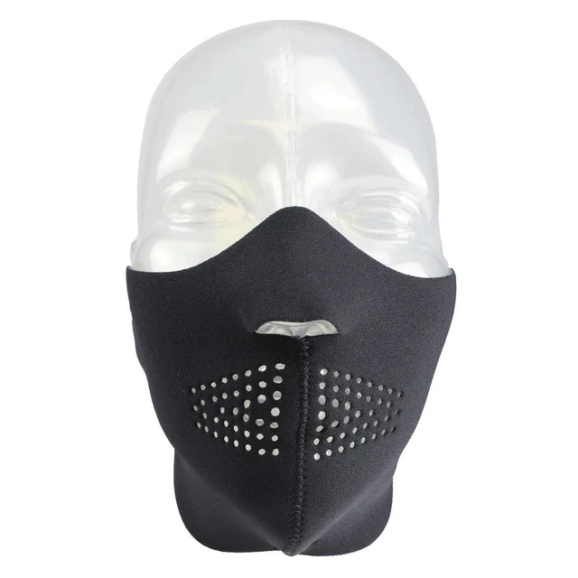 Alt view image 2 of 4 - Innovation 6805 Original Neoprene Adjustable Face Masque - Winter Cold Weather Face Protection Black,Large