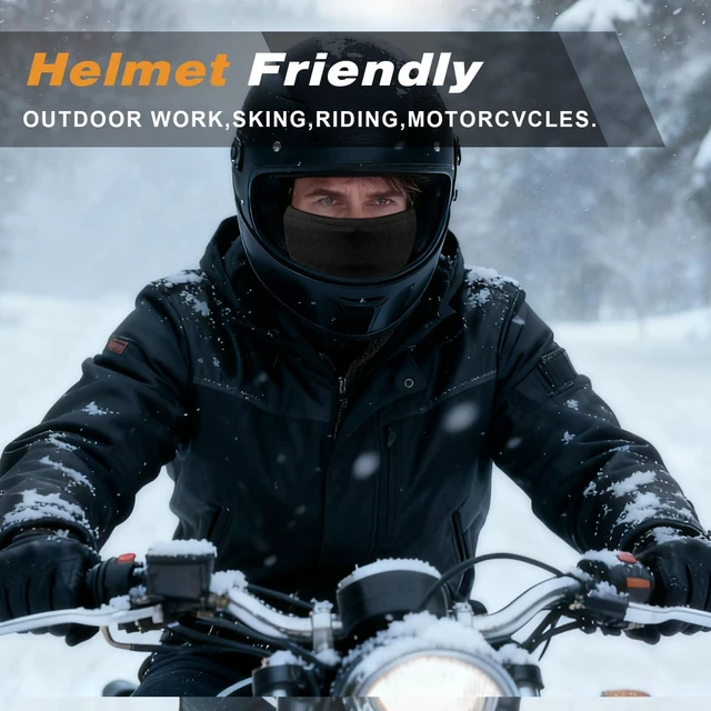 Alt view image 4 of 7 - Balaclava Ski Mask for Men Women,Windproof Thermal Winter Face Mask for Cold Weather Skiing Cycling Snowboarding