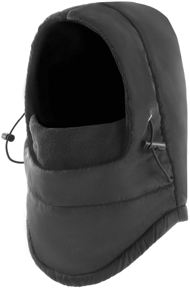 Main image of Balaclava Ski Mask for Men, Lining Windproof Ski Face Mask for Women, Adjustable Winter Cold Weather Face Cover Black