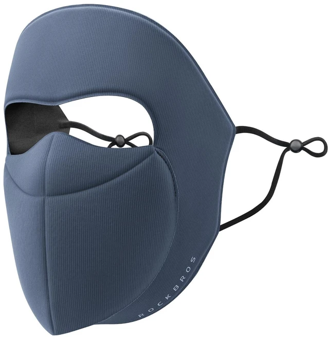 Main image of Full Face Mask, UPF 50+ Windproof Cover for Cycling Commuting | Weight: 17g lightweight face cover; Breathability: 3D mouth panel; Fit: Adjustable ear loops; Reflective logo