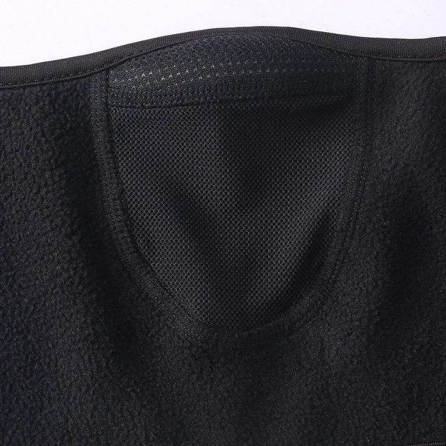Alt view image 2 of 7 - Half Ski Mask Windproof Fleece Ear Warmer Face Cover Winter Cold Weather Men