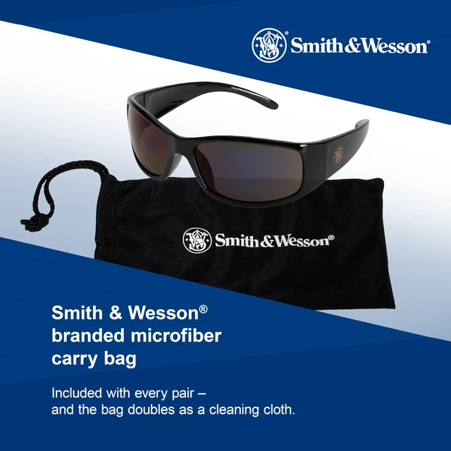 Alt view image 6 of 7 - Elite Safety Glasses (21303), Smoke Lenses, Black Frame, Unisex Sunglasses for Men and Women