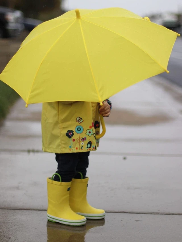Alt view image 3 of 7 - Girl Baby Kid Waterproof Hooded Coat Jacket Raincoat Hoodies