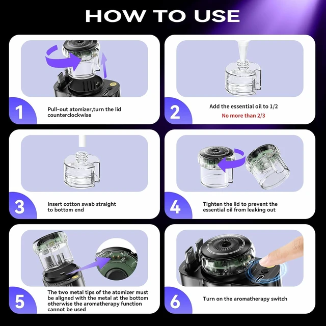 Alt view image 6 of 7 - Smart Retractable Car Charger 69W USB C Fast Charge Air Freshener Starlight | 5 in 1 Fast Car Phone Chargers Adapter with Aromatherapy, Compatible with iPhone 17 16 15 14 13 and Android