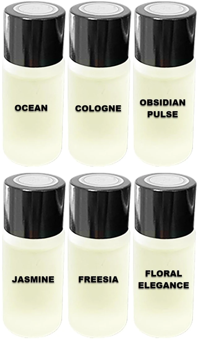 Main image of Car Air Freshener Refill Liquid Set of 6 x 10 ML - Smart Car Air Freshener Refill - Car Fragrance Refill - Car Diffuser Refill (Emotional Fragrance Collection)