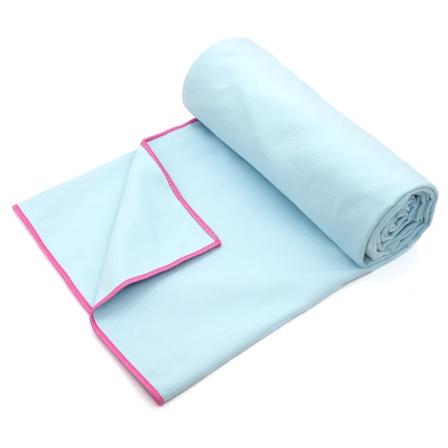 Alt view image 2 of 6 - 2 Pack Hot Yoga Mat Towel, Ultra-Absorbent Microfiber 72" x 26.5" | Ultra Absorbent Microfiber, Soft Touch Fabric, Quick Dry, Hot Yoga & Pilates, Machine Washable