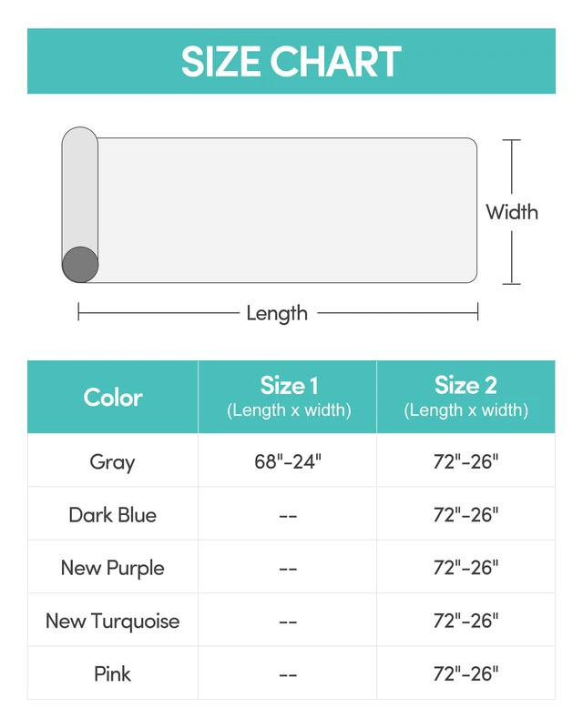 Alt view image 6 of 6 - Non Slip Yoga Towel, Extra Thick Hot Yoga Towel + Hand Towel 2in1 Set with Corner Pockets Design, 100% Microfiber Non Slip, Super Absorbent and Quick Dry