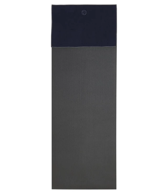 Alt view image 4 of 6 - Yogitoes Yoga Hand Towel - 16" | Moisture Activated Grip | Patented Silicone Nubs | Highly Absorbent, Durable & Easy Care | Compact Size for Hot Yoga, Pilates | 16 x 24 Inches | Midnight
