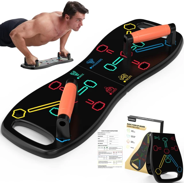 Main image of Push Up Board, Portable Pushup Board for Men, Foldable Push Up Bar | Multifunctional Pushup Handles for Floor, Strength Training Equipment for Home Gym, Suitable for Beginners and Teenagers