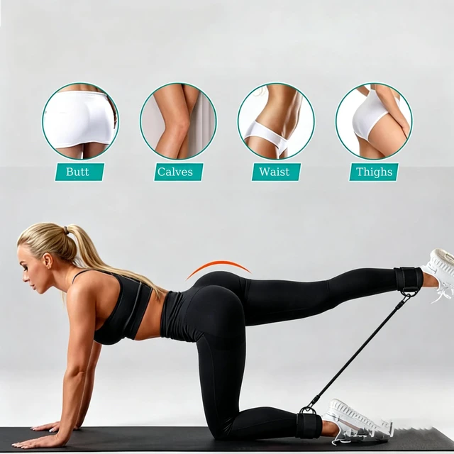 Alt view image 6 of 6 - Push Up Board with Resistance Bands Foldable Portable Home Gym Equipment for Full Body Workout, Strength Training for Men & Women