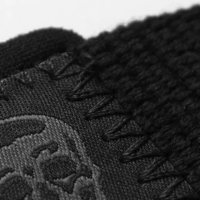 Alt view image 4 of 5 - Lifting Wrist Straps for Weightlifting, Bodybuilding, Powerlifting, Strength Training, & Deadlifts - Padded Neoprene with 18" Cotton (Black/Black)