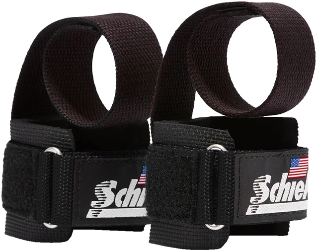 Main image of Sports 1000-PLS Deluxe Power Lifting Wrist Straps - Weight Lifting Wrist Wraps (Black)