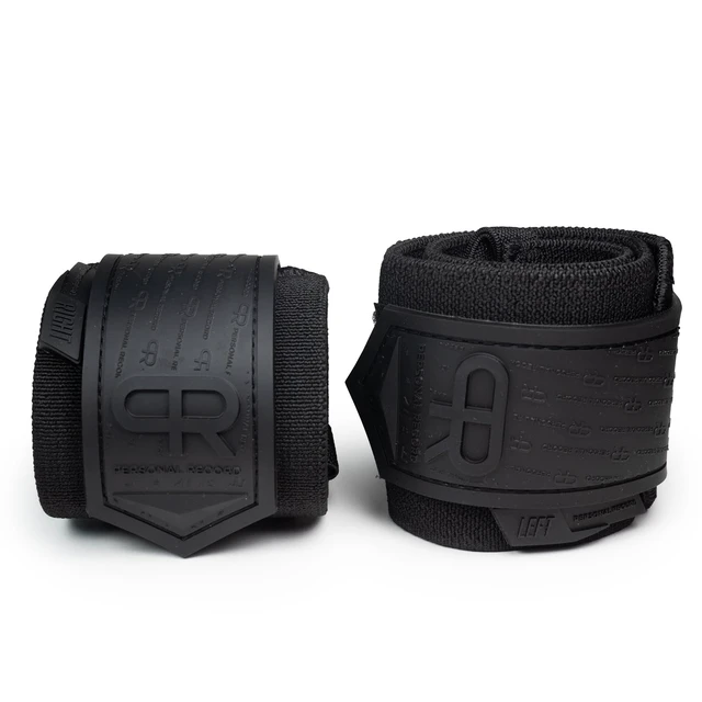 Alt view image 2 of 7 - Heavy Duty Premium Wrist Wraps, More Elasticity, Reinforced Stitching, Extra Wide Strap, Strong Thumb Loop, Larry Wheels Weightlifting Wraps, Lifting Wrist Wraps - All Black