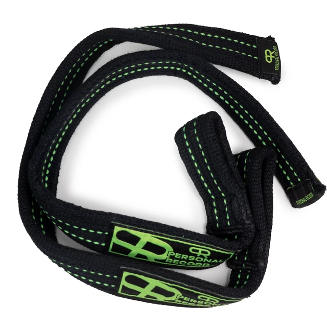 Alt view image 7 of 7 - Heavy Duty Weightlifting Straps. Black Neon | PR Personal Record, Deadlift, Extra Thick Material, Grip and Wrist Support, Powerlifting, Bodybuilding, Strength Training