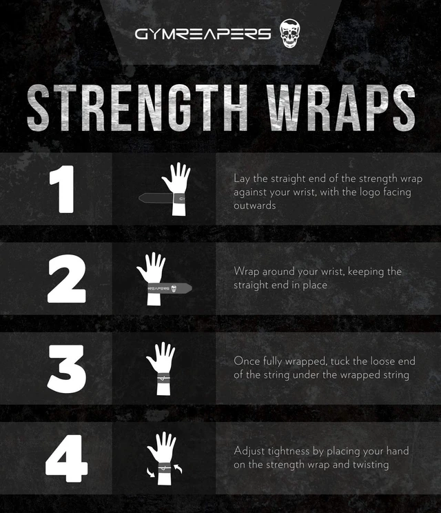 Alt view image 3 of 5 - Strength Wrist Wraps for Cross Training, Olympic Lifting, WOD Workouts - Strong Wrist Support for Men and Women -| (Black/Black)