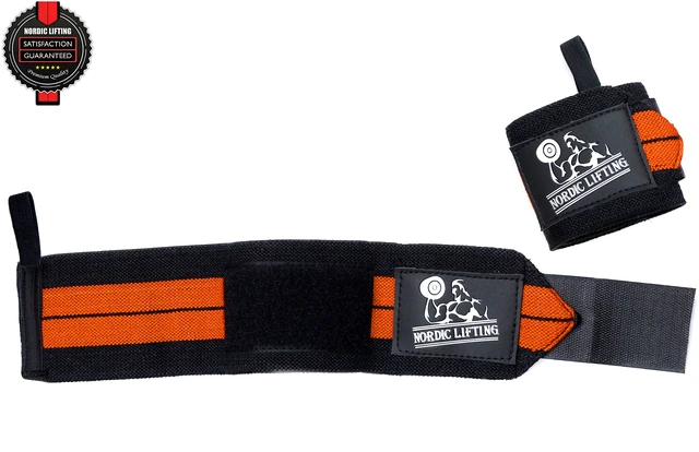 Alt view image 7 of 7 - Wrist Wraps 2 Pairs - Weight Lifting Gym Straps Support | Reinforced Stitching Delivers Maximum Stability For Powerlifting, Bodybuilding And CrossFit
