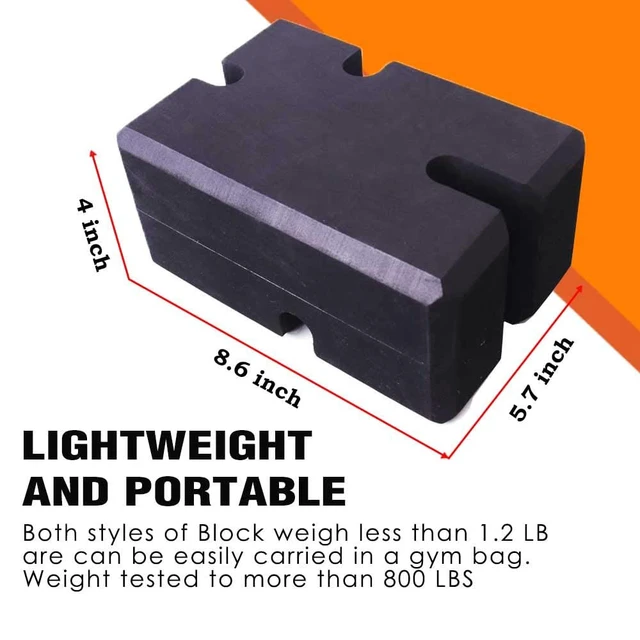 Alt view image 7 of 7 - Bench Press Block Press Blocks Boards, Adjustable 2-5 Bench Board, Home Gym Workout Fitness Accessories for Increase Your Bench Press (Large)
