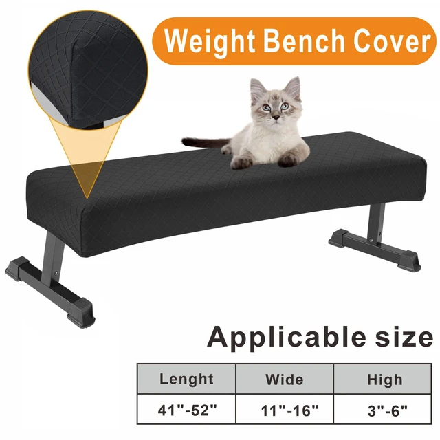 Alt view image 2 of 7 - Weight Bench Cover, Workout Gym Bench Cover, Gym Bench Cover, Protection for Adjustable Flat Weight Exercise Fitness Bench, Sit-up Board - Dustproof, Anti-Slip & Machine Washable.