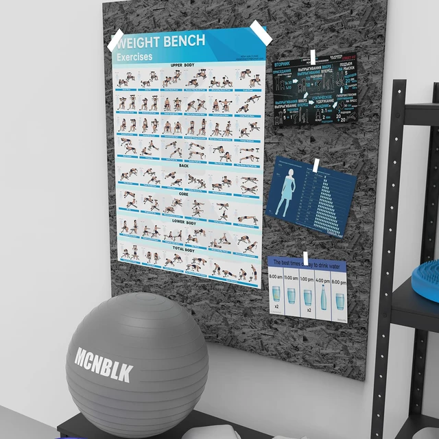 Alt view image 4 of 6 - Fitness Bench Poster Adjustable Benches Poster (1PC Paper Tube)