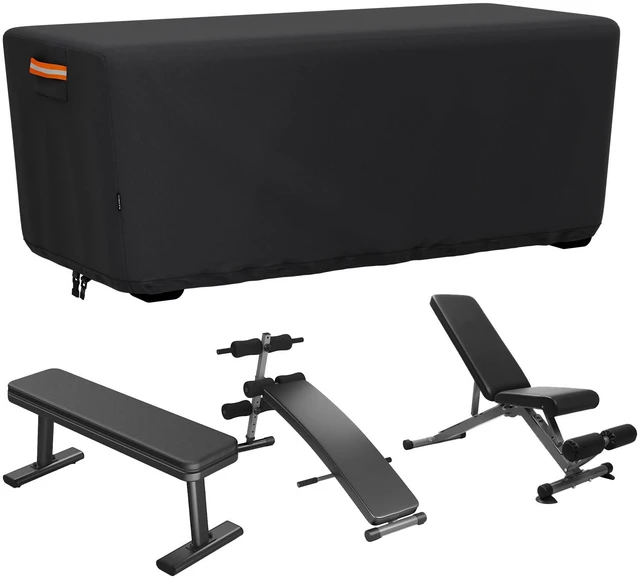 Main image of Weight Bench Cover, Adjustable Exercise Workout Bench Cover Waterproof Dustproof Compatible with Sit-up Board Flat Lifting Benches and Fitness Equipment