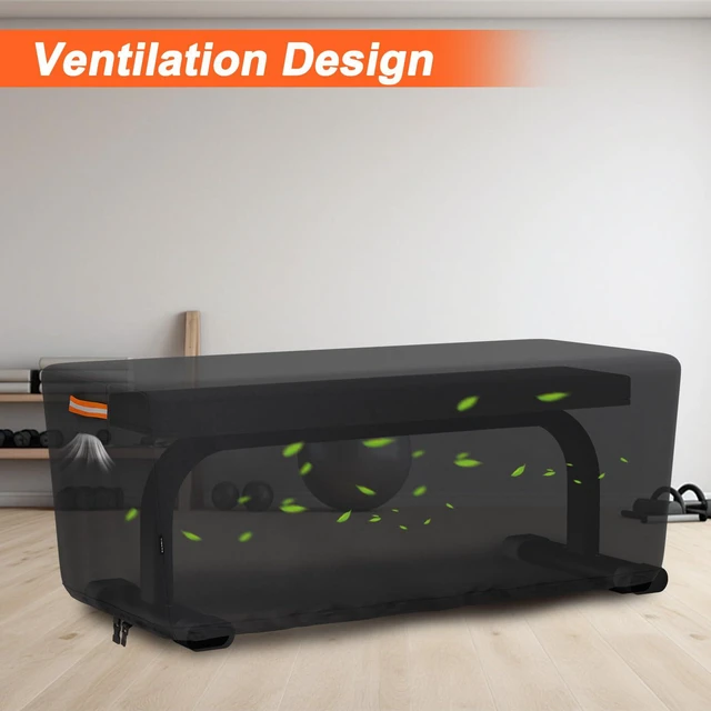 Alt view image 7 of 7 - Weight Bench Cover, Adjustable Exercise Workout Bench Cover Waterproof Dustproof Compatible with Sit-up Board Flat Lifting Benches and Fitness Equipment