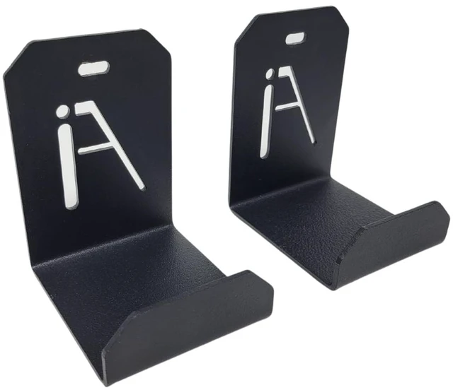 Main image of Multi-Use Weight Bench Brackets - Heavy-Duty Gym Storage Wall Mounted Rack - Hang Benches, Rowing Machines, Hex Bars, Barbells 100lb Capacity - Hardware Included Made in USA