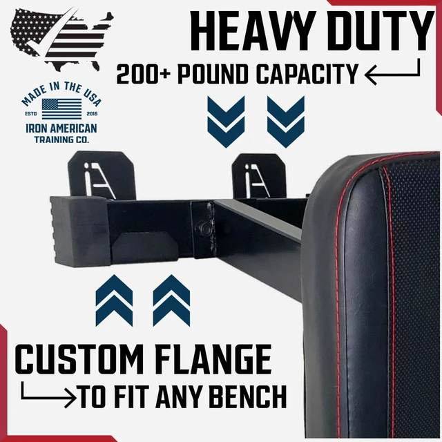 Alt view image 5 of 5 - Multi-Use Weight Bench Brackets - Heavy-Duty Gym Storage Wall Mounted Rack - Hang Benches, Rowing Machines, Hex Bars, Barbells 100lb Capacity - Hardware Included Made in USA
