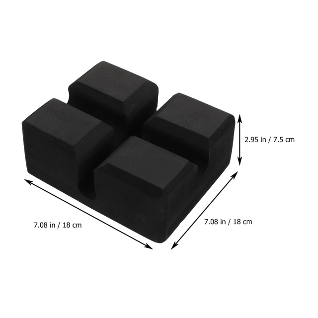 Alt view image 3 of 7 - Bench Press Assistant Board 7.08 X 5.70 X 2.95 in Lightweight Strength Training Block for Home Gym Sit-Ups Support Stable Structure Portable Exercise Equipment