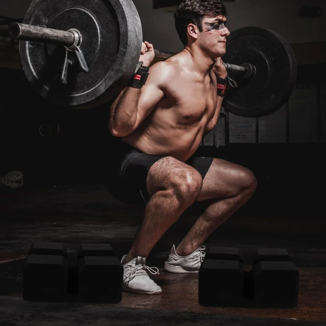 Alt view image 5 of 7 - Bench Press Assistant Board 7.08 X 5.70 X 2.95 in Lightweight Strength Training Block for Home Gym Sit-Ups Support Stable Structure Portable Exercise Equipment