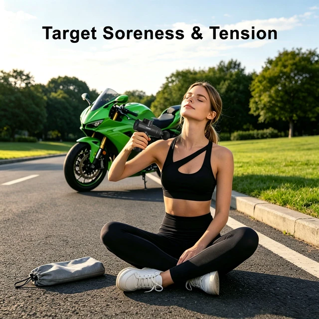 Alt view image 6 of 7 - Massage Gun Deep Tissue, Mini Muscle Massager Gun for Pain Relief | Electric Back Massager for Athletes with 8 Massage Heads and 6 Speeds 1800mAh Portable Gift for Men Women Dad Mom