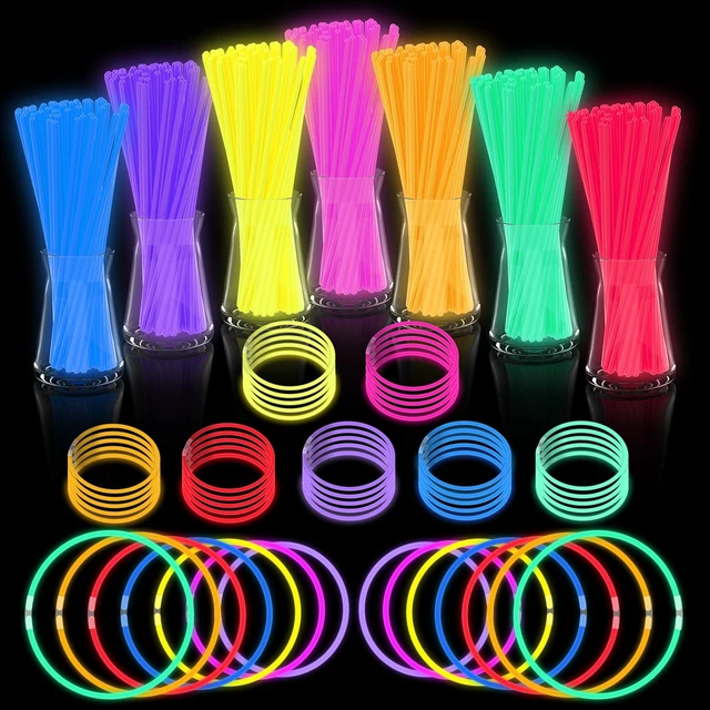 Main image of Glow Sticks Bulk Party Pack- Ultra Bright 50pk Glow in the Dark Party Supplies, Neon Party Favors, Glow Sticks Party Supplies Glow Necklaces and Glow Bracelets with Connectors
