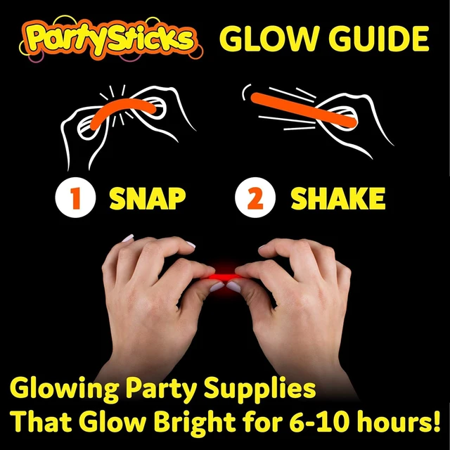 Alt view image 5 of 7 - Mini Glow Sticks 100 Pack Glow-in-the-Dark Small, for Easter Eggs, 5 Colors, Neon Light Sticks Bulk Party Favors, Easter Basket Stuffer Party Pack, Weddings Classroom Decorations Prizes