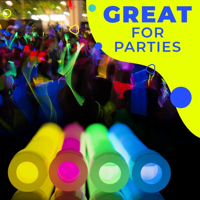Alt view image 3 of 6 - 12 PCS Ultra Bright 6 Inch Glow Sticks - Emergency Bright Chem Glow Sticks with 12 Hour Duration - Camping, Hiking Glow Stick Lights - Parties and Activities - Blackout Or Storm Ready Indoor Outdoor