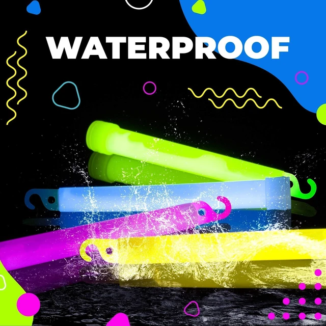 Alt view image 4 of 6 - 12 PCS Ultra Bright 6 Inch Glow Sticks - Emergency Bright Chem Glow Sticks with 12 Hour Duration - Camping, Hiking Glow Stick Lights - Parties and Activities - Blackout Or Storm Ready Indoor Outdoor