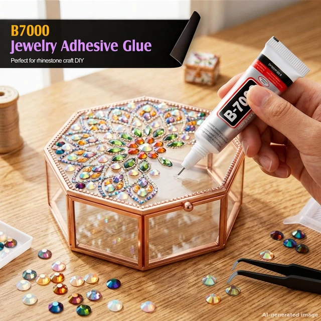 Alt view image 4 of 7 - 40000Pcs Resin Rhinestones 3mm 28Colors for Bedazzling Glitter Kit | DIY Multicolor Jelly Crystal Diamond with 3Pcs 10ml B7000 Jewelry Glue for Bedazzled Nail Art Supplies Decoration
