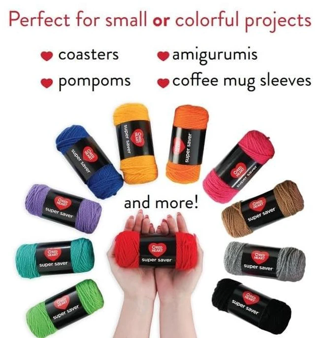 Alt view image 2 of 7 - Craft Kit, Yarn for Crocheting and Knitting | #4 Medium Worsted Weight 100% Acrylic Yarn Kit for Amigurumi Projects, 12 Colors, 93 yards, 50g/1.7oz