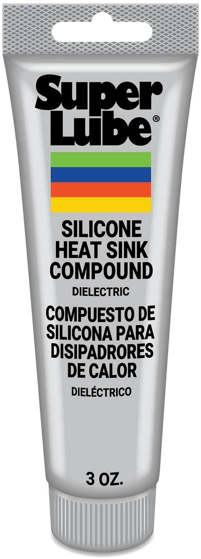 Main image of Silicone Heat Sink Compound - Thermally Conductive for Heat Transfer - High Dielectric Strength Thermal Compound - Ideal for Electrical Devices & Components - White - Tube - 3 oz (98003)