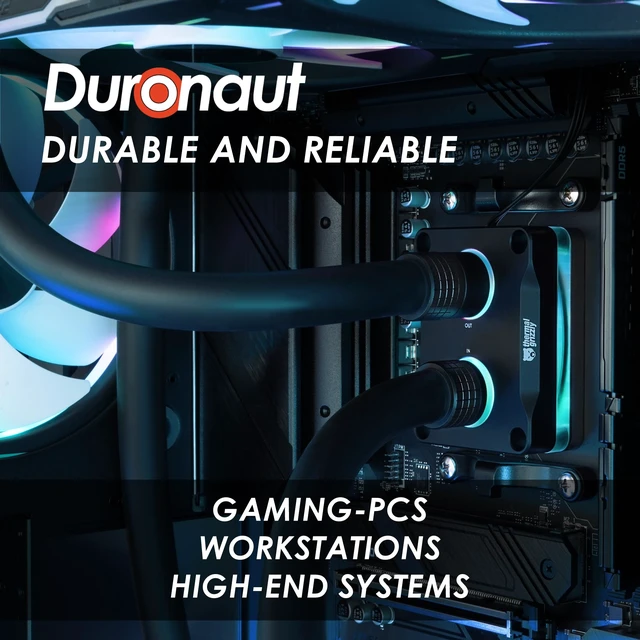 Alt view image 2 of 7 - Duronaut 6 Gram Thermal Paste - Exceptional Stability | Enhanced Durability for Maximum Thermal Conductivity While Overclocking CPU/GPU/PS4/PS5/Xbox