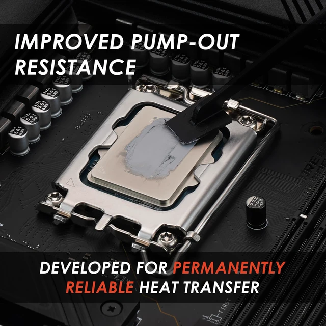 Alt view image 3 of 7 - Duronaut 6 Gram Thermal Paste - Exceptional Stability | Enhanced Durability for Maximum Thermal Conductivity While Overclocking CPU/GPU/PS4/PS5/Xbox