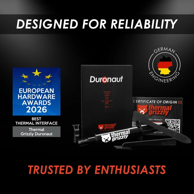Alt view image 7 of 7 - Duronaut 6 Gram Thermal Paste - Exceptional Stability | Enhanced Durability for Maximum Thermal Conductivity While Overclocking CPU/GPU/PS4/PS5/Xbox