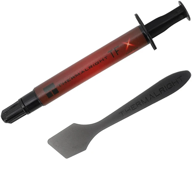 Main image of TFX 2g Extreme Performance Thermal Compound Paste 2 Grams, 14.3W/mK, High Durability, for All Heatsinks CPU Coolers, Safe Application,with applying Tool