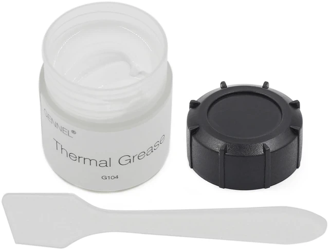 Main image of G104 20g White Thermal Paste, CPU Heat Sink Paste, Thermal Grease | Thermal Conductive Compound Grease, Heatsink Compound Paste for PC Laptop CPU GPU Cooler IC LED Chipset Cooling