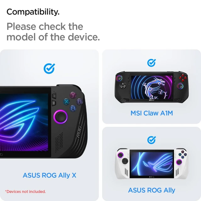 Alt view image 2 of 7 - Rugged Armor Pro Hard Shell Carrying Case ROG Xbox Ally X, Nintendo Switch 2, MSI Claw 7 AI+, ASUS ROG Ally, Accessory Pockets, Charger Storage - Black