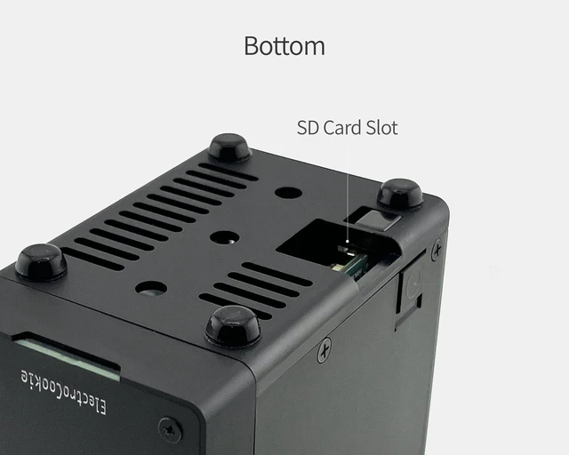 Alt view image 4 of 7 - Mini Tower Case for Raspberry Pi 4 with PWM Fan and Side GPIO Access Door