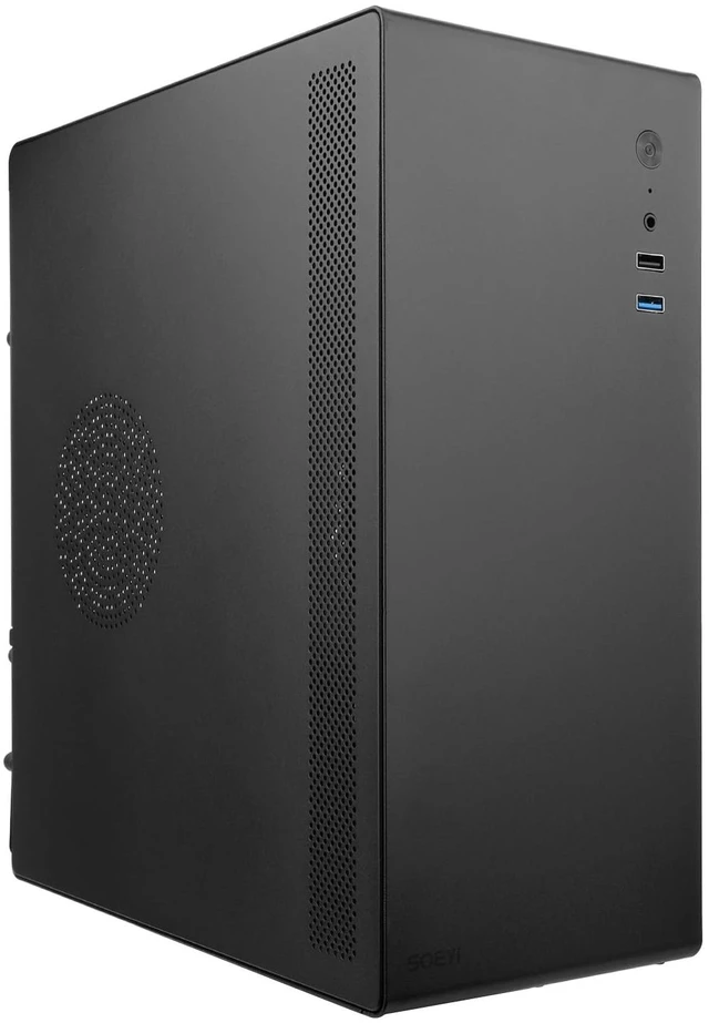 Main image of Micro ATX Case, Mini PC ITX Desktop Computer Case MATX Case Support Micro ATX/ITX Mini PC case with USB3.0, Support 3.5'' HDD