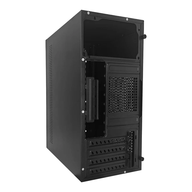 Alt view image 5 of 7 - V600 High Airflow Micro ATX PC Case - Supports MATX, Mini - ITX - with USB3.0, 3.5" HDD Compatibility - Ideal for Gaming (Black)