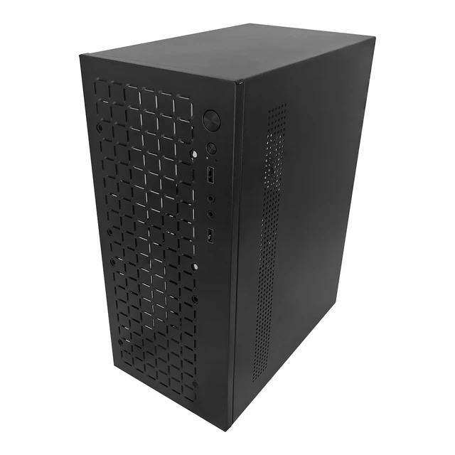 Alt view image 6 of 7 - V600 High Airflow Micro ATX PC Case - Supports MATX, Mini - ITX - with USB3.0, 3.5" HDD Compatibility - Ideal for Gaming (Black)