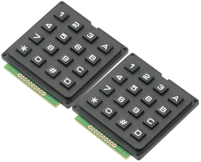 Main image of 2PCS 4 x 4 Matrix Array 16 Keys 4 * 4 Switch Keypad Matrix Keyboard Module for Arduino keypad