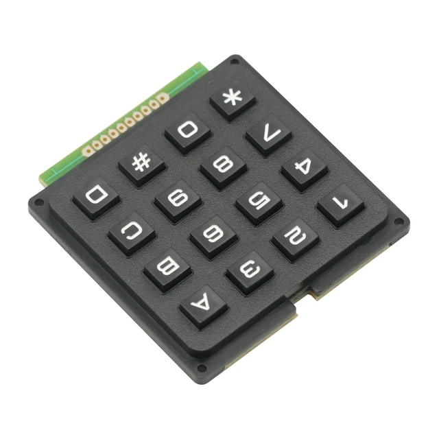 Alt view image 3 of 5 - 2PCS 4 x 4 Matrix Array 16 Keys 4 * 4 Switch Keypad Matrix Keyboard Module for Arduino keypad