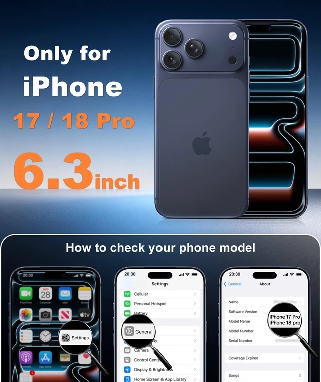 Alt view image 2 of 7 - for iPhone 18 Pro Case/iPhone 17 Pro Case Burgundy: Translucent | Fit for MagSafe, Screen Protector, Magnetic Camera Protection Slim Cases, 14FT Military Grade Drop Tested, Protective Cover